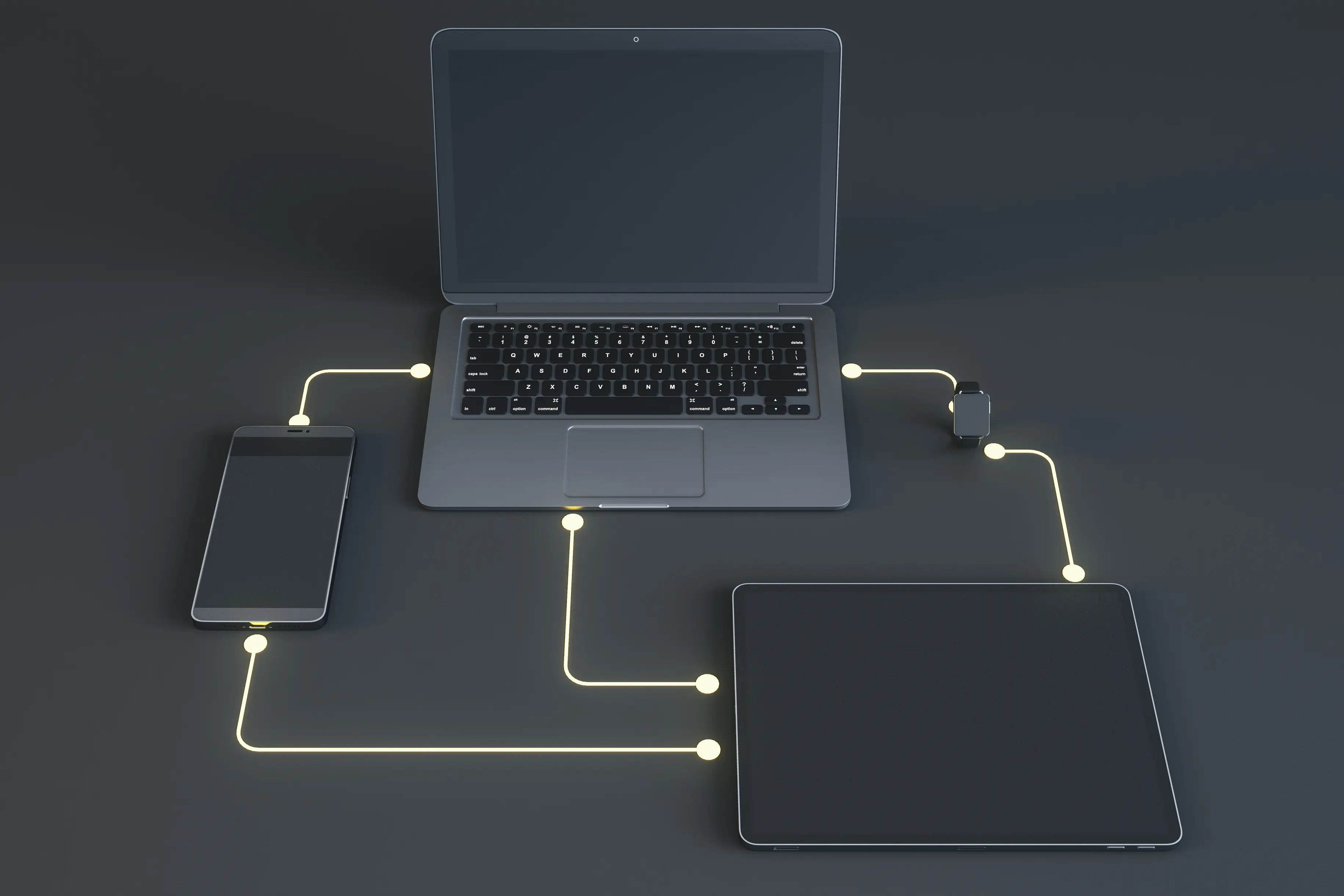 Wireless data exchange between devices